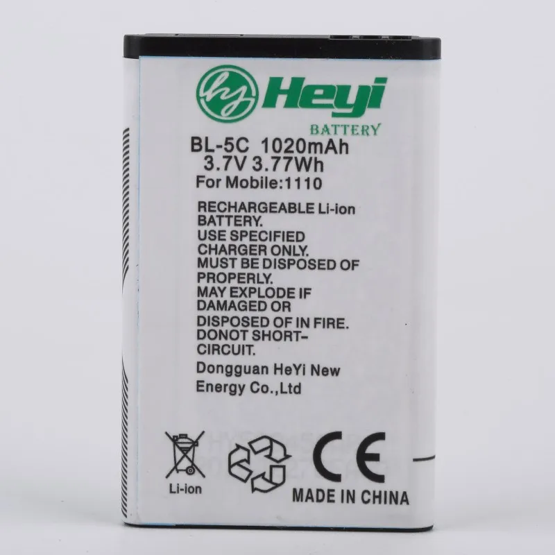 Батарея мобильного телефона для nokia BL-5B BL-5C BL-5CT BL-5F BL-5J BL-5K BP-5M BL-5U BL-6M