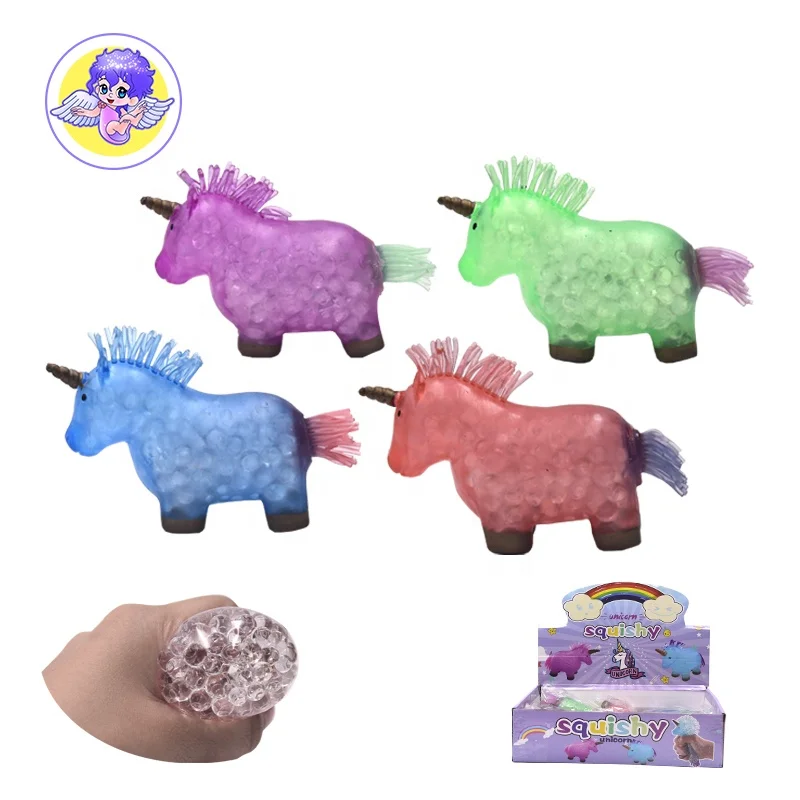 Мультфильм милый рогатый лошадь squeeze игрушки для детей и взрослых