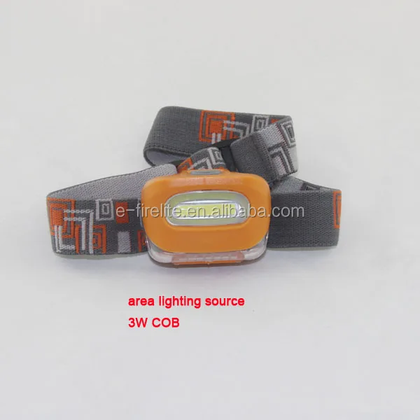 3AAA dry batteries  high power 3W COB LED headlight