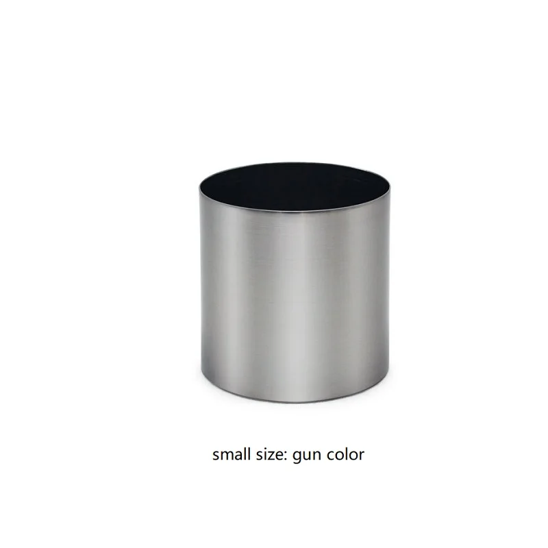 Customizable Modern European Style Metal Plated Planter Pot Anodized Aluminium Plant Pot for Metal Spinning and Fabrication