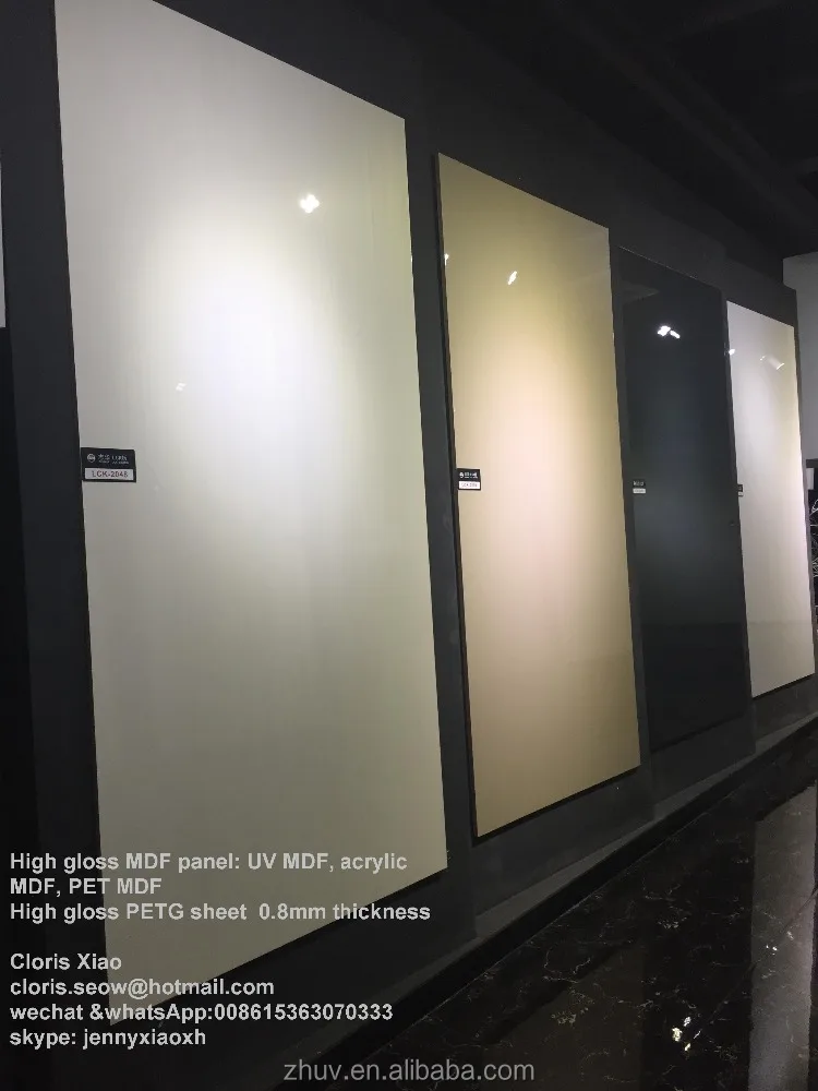 high gloss MDF panel/ acrylic mdf board or furniture fronts, 1220*2440mm