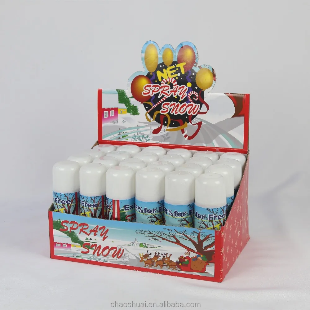 Fashionable Design Party Foam Snow Spray Christmas Party Decoration Supply Snow Spray