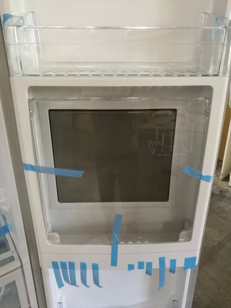 China Factory Wholesale 400L Side by Side Multi Glass Door Domestic Mortuary Refrigerator Price