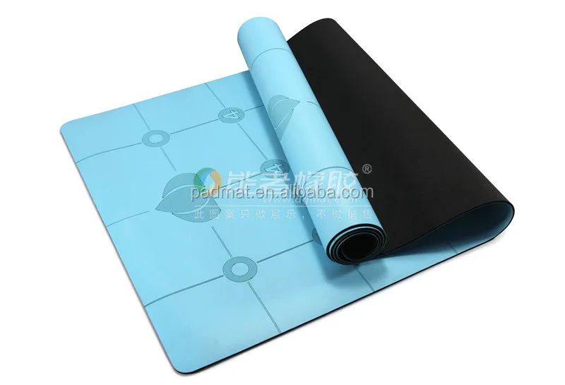 wholesale luxury best quality Black PU leather polyurethane natural rubber yoga mat
