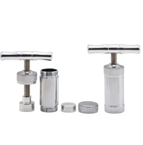 
Aluminum Pollen Press Compressor Herb Spice Tobacco Crusher Metal Pipe 