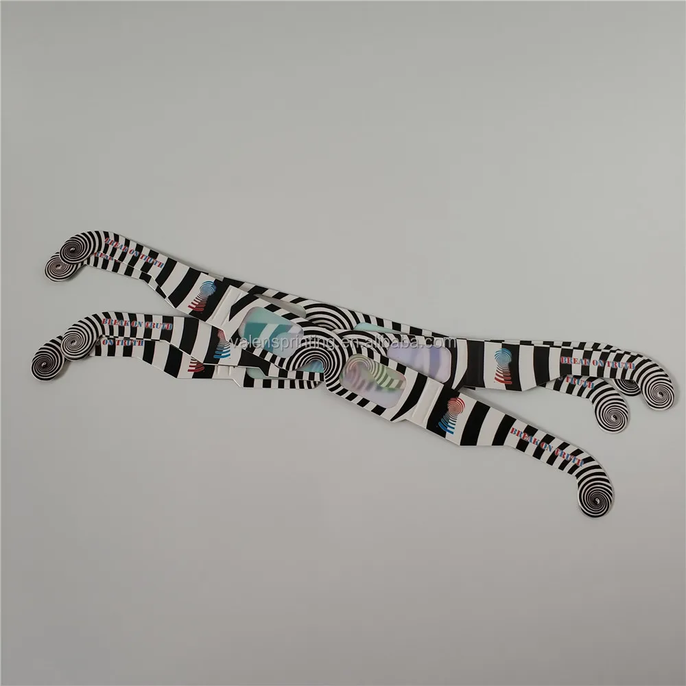 Print logo festival 3D firework diffraction glasses