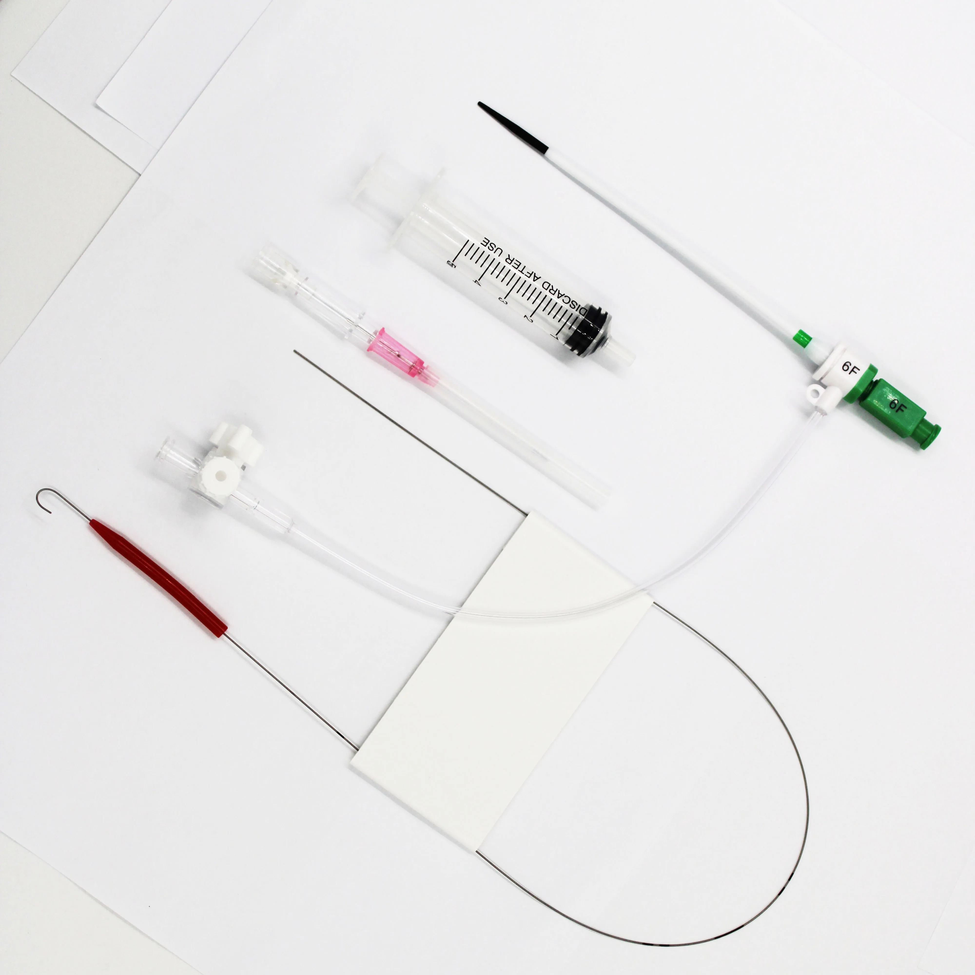 Ortus 6F 7F 8F Femoral/Radial invasive Introducer Kit with Dilator, Guide Wire, Seldinger Needle