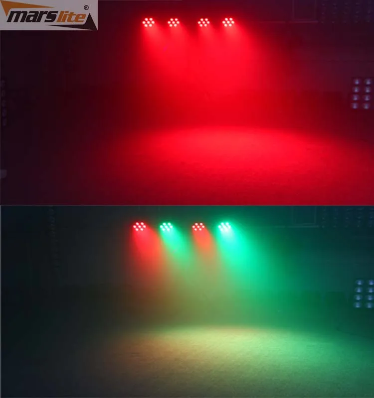 Marslite Great quality 28pcs RGB 3in1 led par 64 3 watts cob led stand flat par stage light for dj disco party
