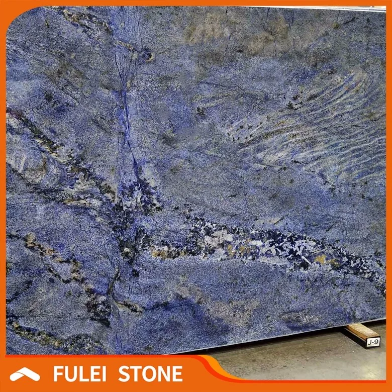 Blue Azul Bahia Granite Bathroom Tub Surround Granite Shower Wall Tile