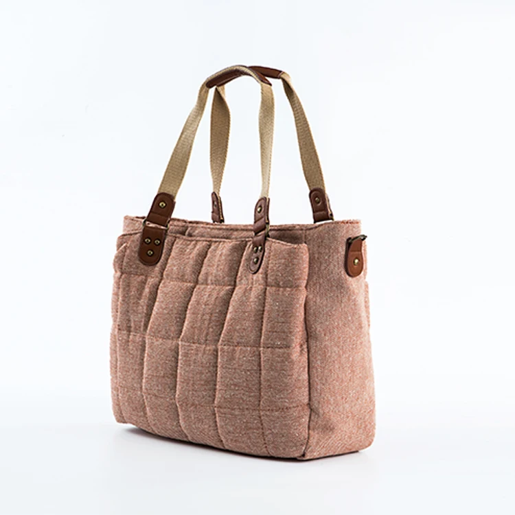 Custom Portable Multi function Shoulder Mommy Diaper Tote Bag