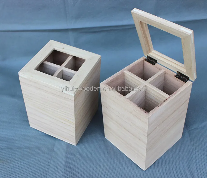 Деревянные пивные ящики на заказ с 4 бутылками