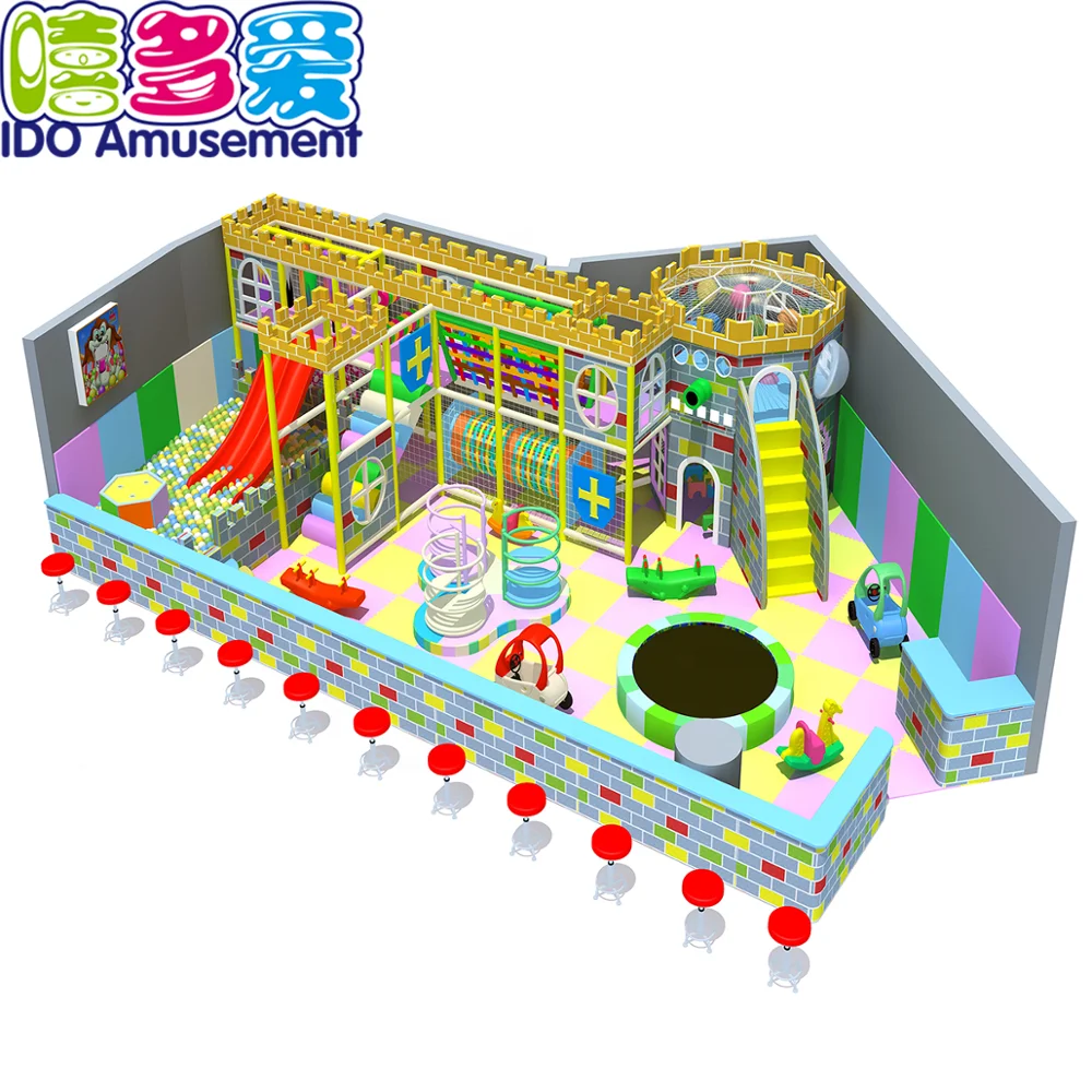 
New design kids play game center Naughty Castle Jungle Gym children park items for baby 