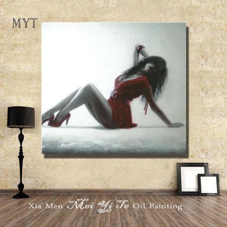 
MYT Modern Woman Sexy Body Naked Art Oil Paintings Home Decoration 