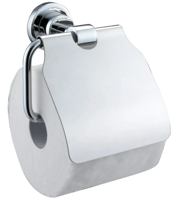 
accessories bathroom wall mount brass toilet paper holder with shelf 