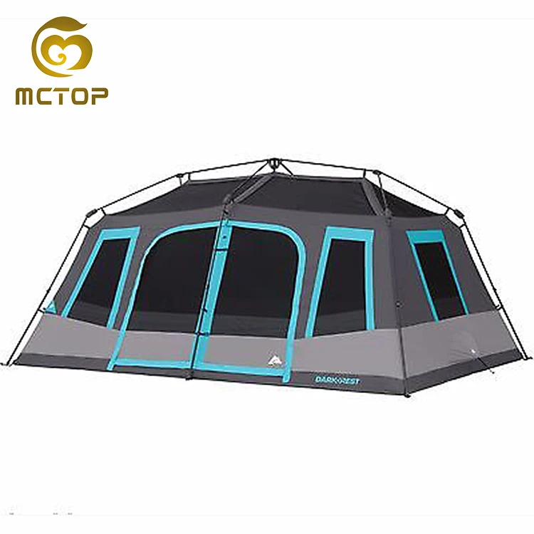 China supplies new luxury folding family carpas waterproof portable large size 4-6 person and Customized outdoor camping tent
