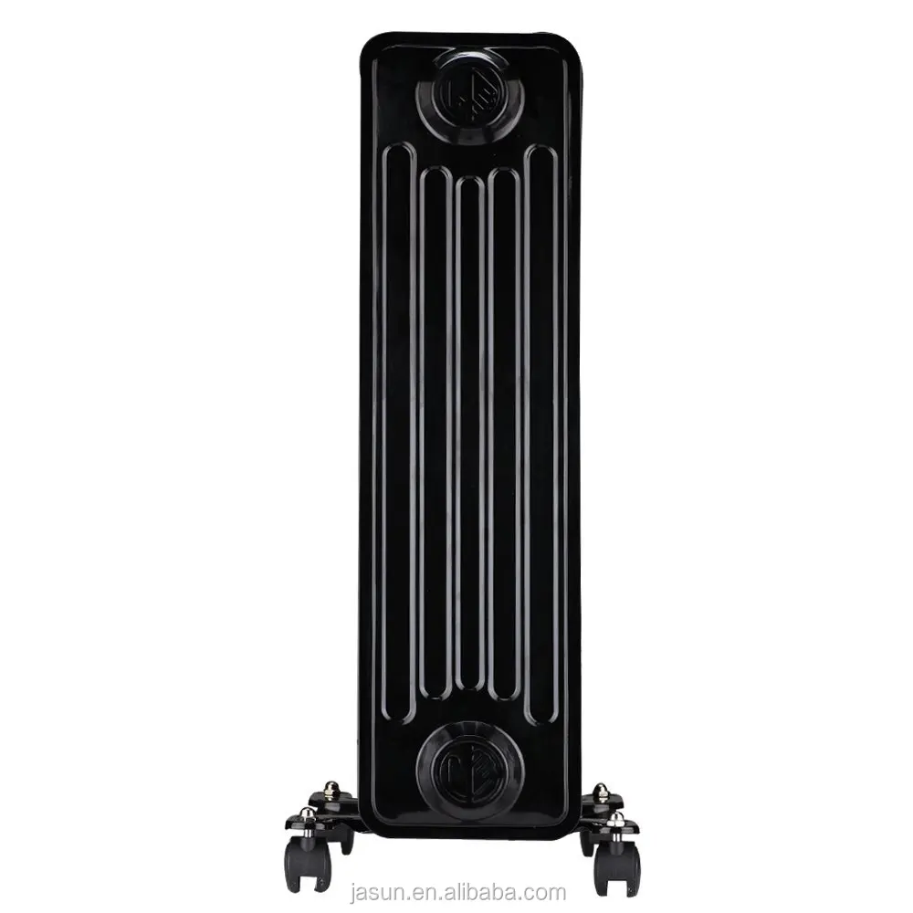 Homeleader DF-150A7L-7 Electric Oil Filled Radiator Heater, Full Room Oil Heater with LED Display Screen, 24-Hour Timer and Remo