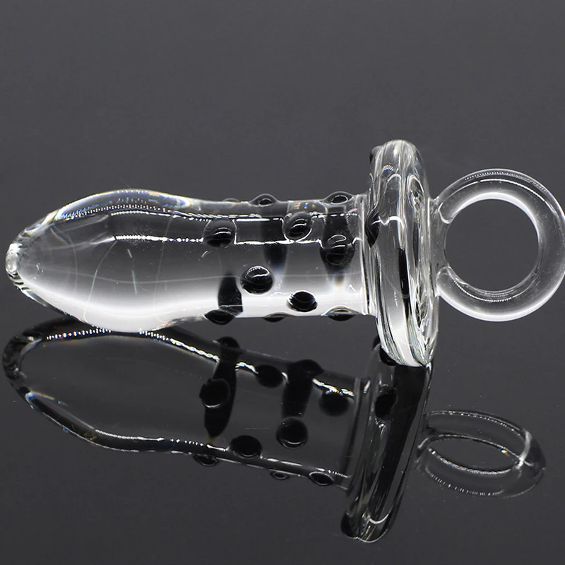 Сделанные на заказ фаллоимитаторы слона анальные стеклянные пробки пирекс секс-игрушки