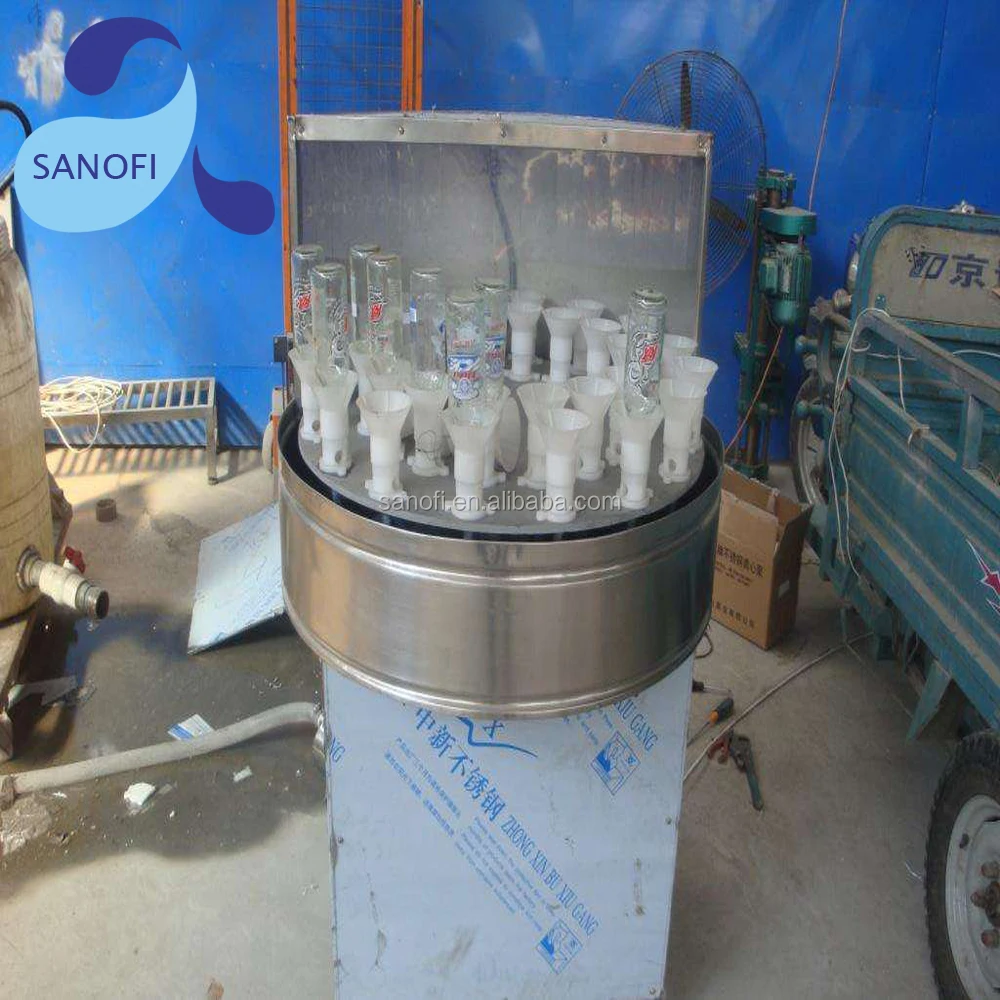 Bottle Washing System Semi Automatic Bottle Washer Machine