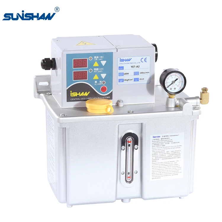 YET-A2 thin oil volumetric electric lubricator OEM CE 2L 3L 4L thin oil positive displacement 110V 220V lubricator oiler