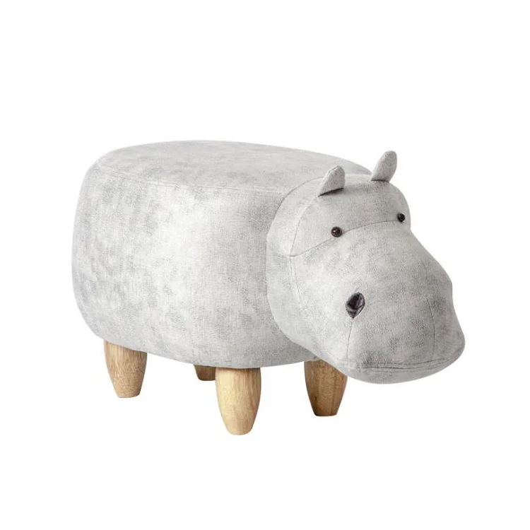 Children Kids Animal Wooden Foot Stool