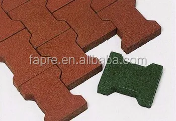 Horse rubber bricks stables rubber praver for agricultural horse barn rubber tiles paver