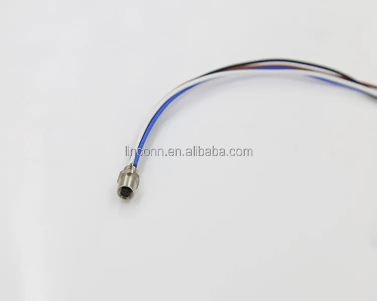 Mini M5 connector waterproof connector used in Remote metering or Robot connector