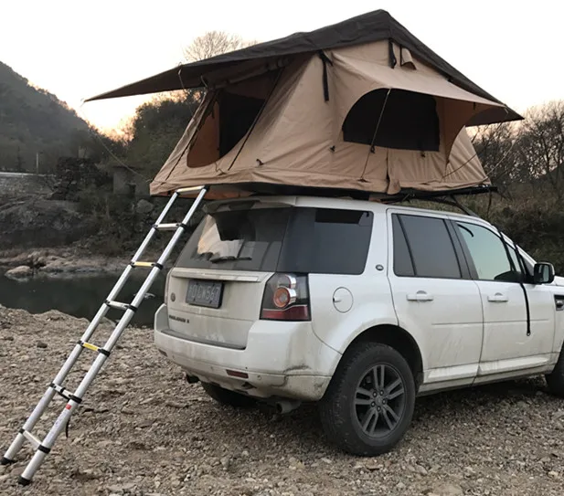 Manufacture Price Waterproof Camping Tent Car Roof with Awning for Cars
