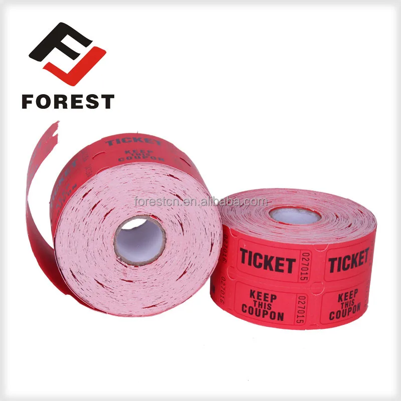 Supply raffle tickets, lottery ticket printing