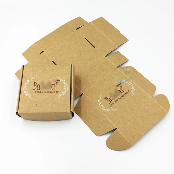 Luxury Travel Custom LOGO Design Craft Paper Gift Soap Packaging Box