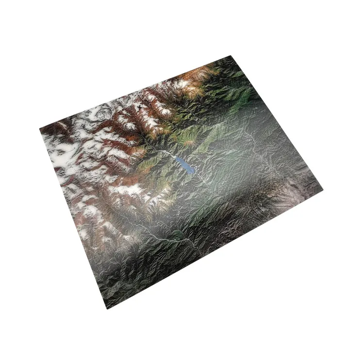 2019 3D lenticular printing holiday decoration and gift film foil lens sheet 75 lpi