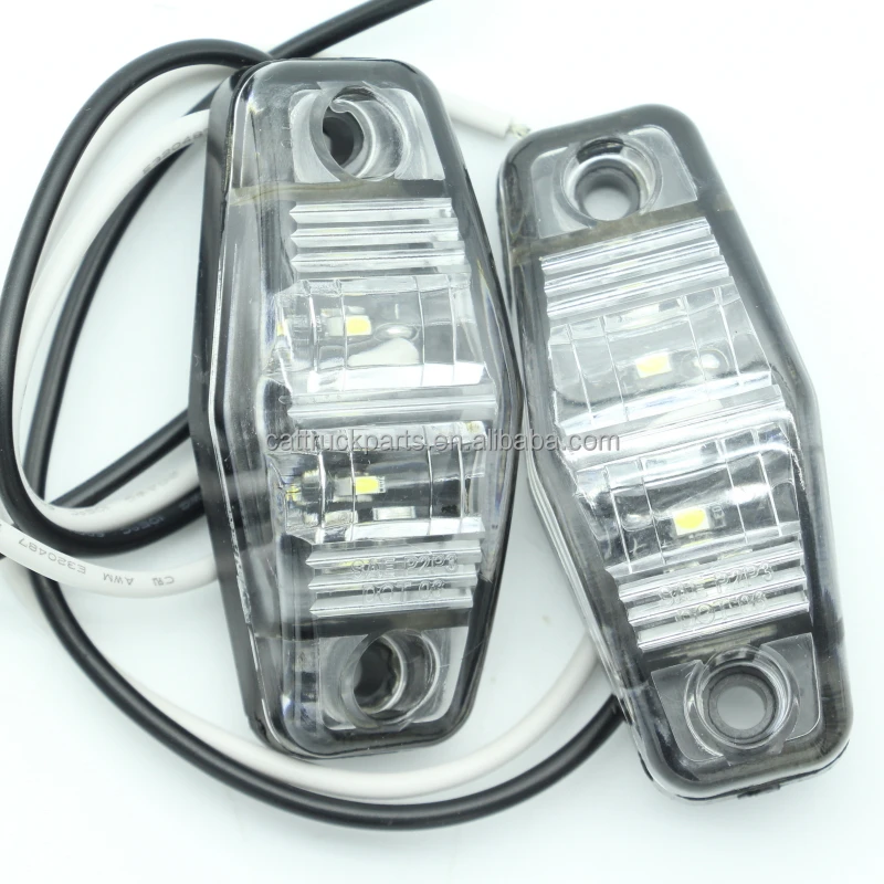 
New Products LED Light Red/Amber Surface Mount Clearance Universal Side Marker Trailer 