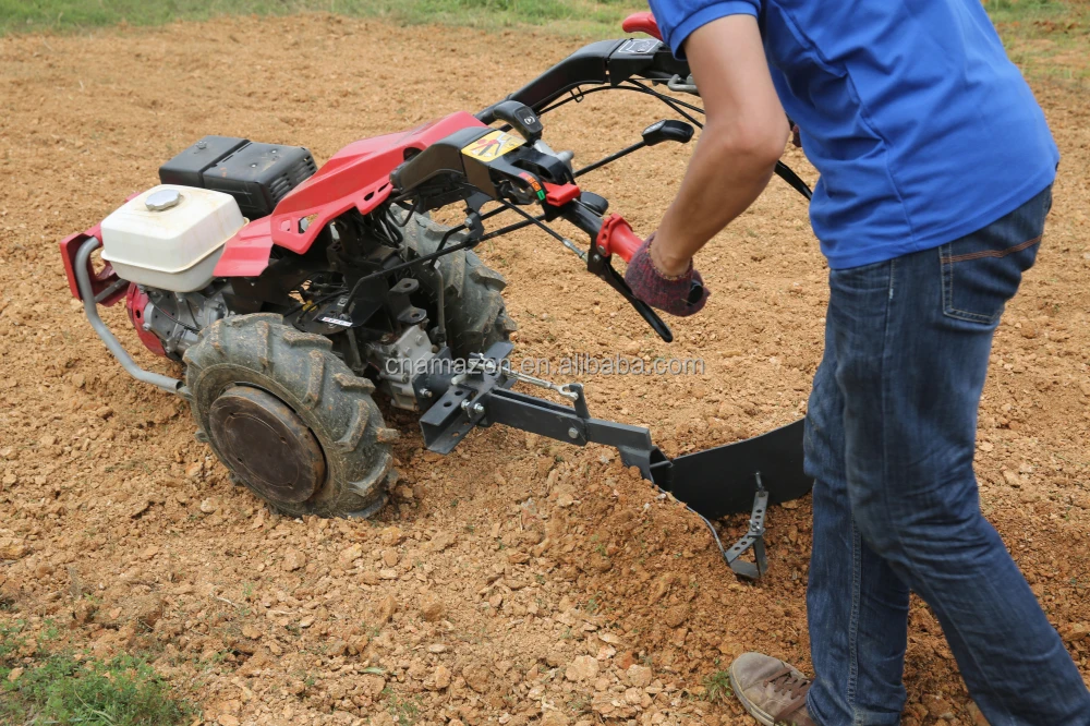 
Hongyue two wheel walking hand tractor with manual starter 