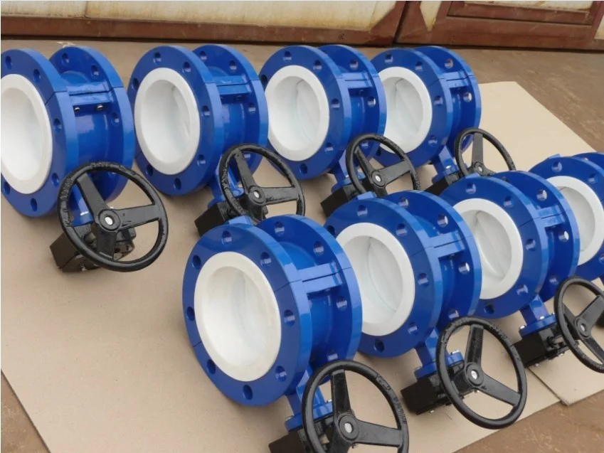 DIN 3202 k1  Flange end cast iron ductile iron gg25 ggg40 butterfly valve
