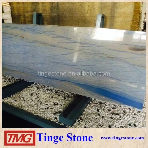 Factory Direct Sale Brazil Azul Bahia Marble Slab Price