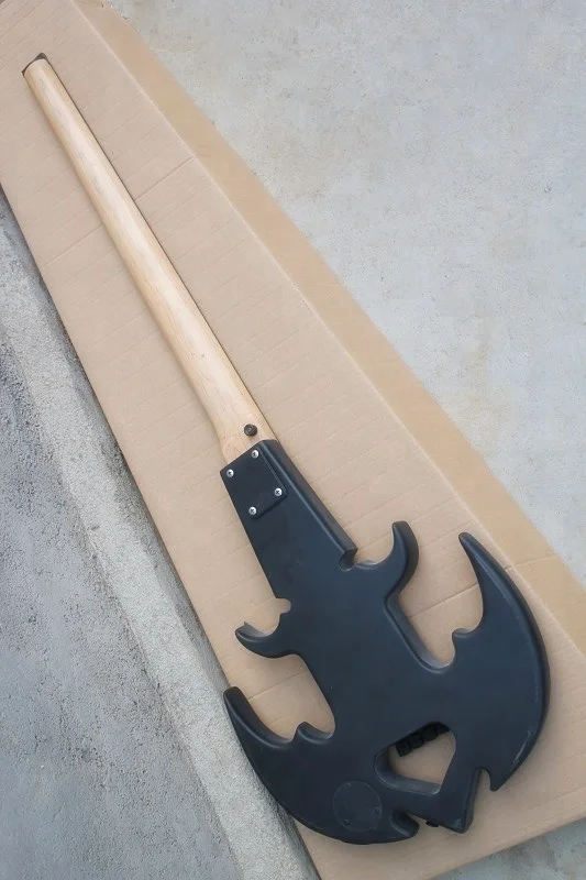 Weifang Rebon 4 string nice shape headless electric bass guitar