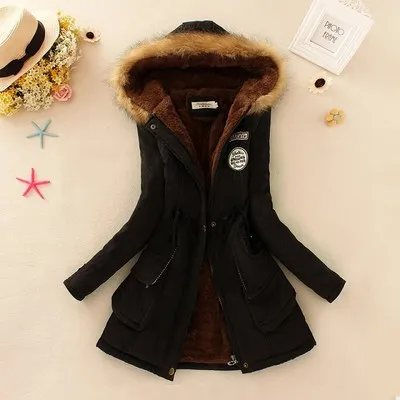 Winter Women Jacket Coats New 2018 Luxurious Coat Cotton Padding Jacket Down Parka