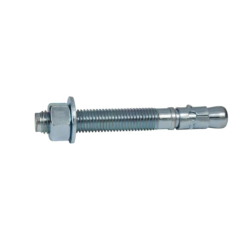 Zinc Plated Concrete Wedge Anchor Bolt Steel Expansion Anchor bolt