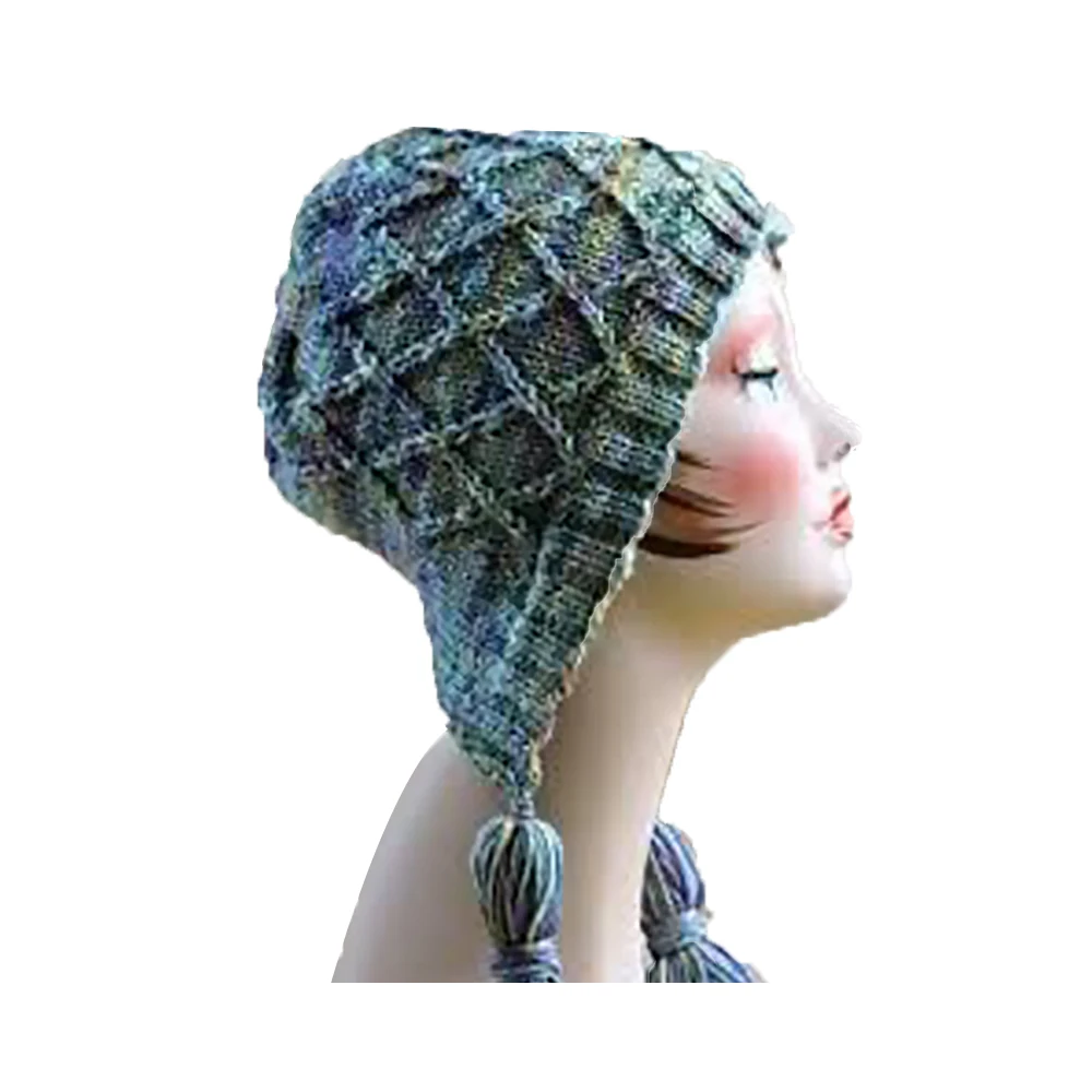 Autumn and winter Nepalese alpine wool fleece earmuffs flying ski hat