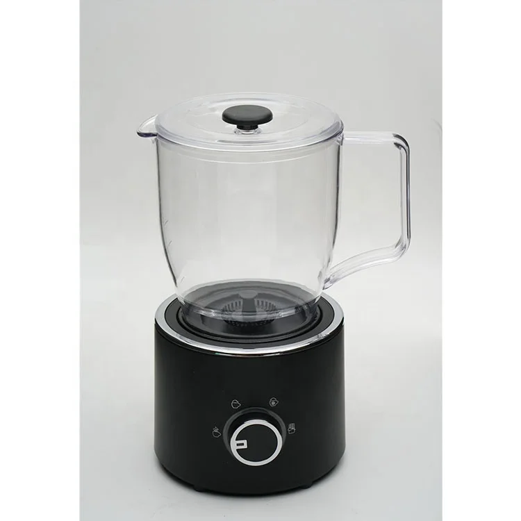 Съемная стеклянная чашка Электрический вспениватель молока и подогреватель для капучино