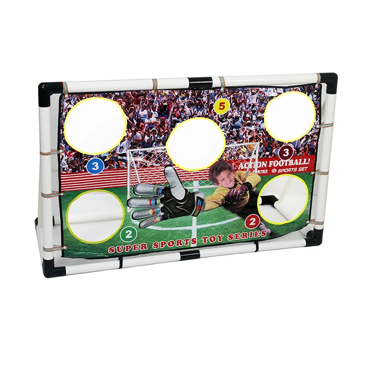 Children favorite sport series kids toy baffle plate mini soccer gate goal