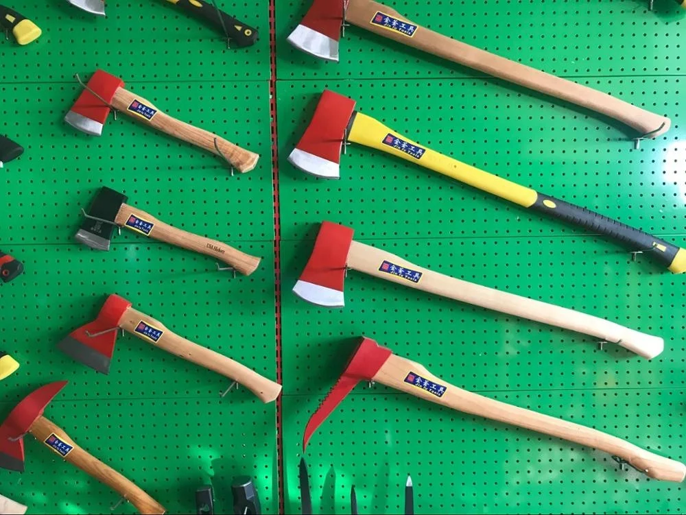 Forged A613 axe with fiberglass handle