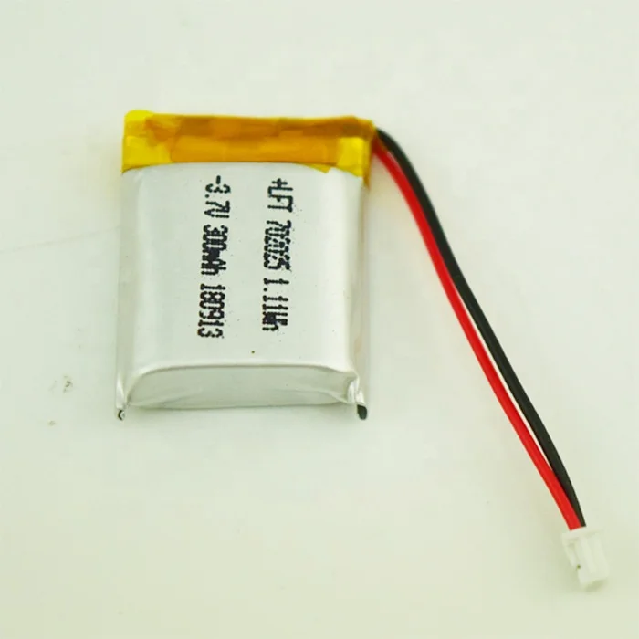 CE certificate  drone battery   3.7V  300mah  rechargeable  702025  lithium battery