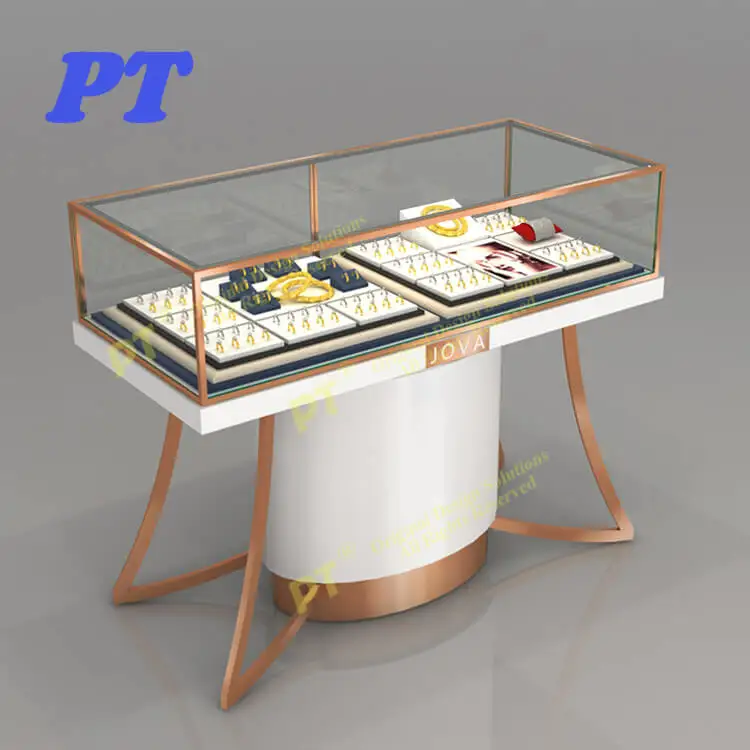 glass jewelry showcase display/jewellery cabinet/jewelry counter