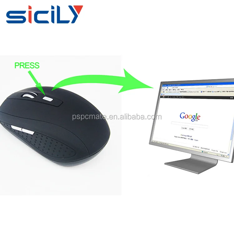 Webkey 2.4GHz Wireless Optical Mouse &USB Receiver For Computer Office Home