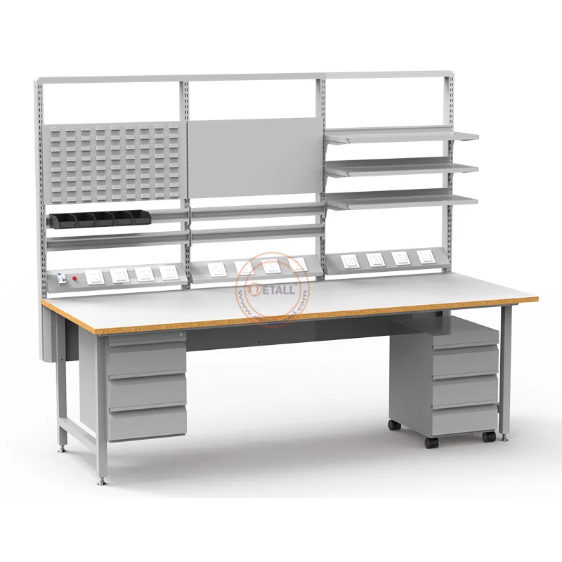 Detall Technical electronics steel worktable ESD workbench