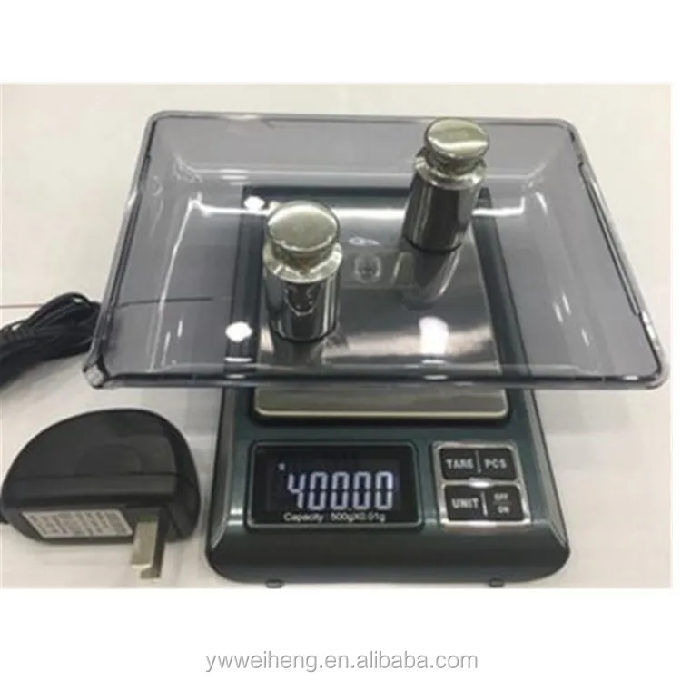 Компактные цифровые весы 500*0,01 г, Карманные электронные весы для ювелирных изделий
