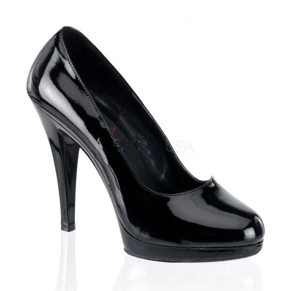 5 inch-13cm high heels shoes for women high with business attire single shoes higher girls shoe buckle belt round head