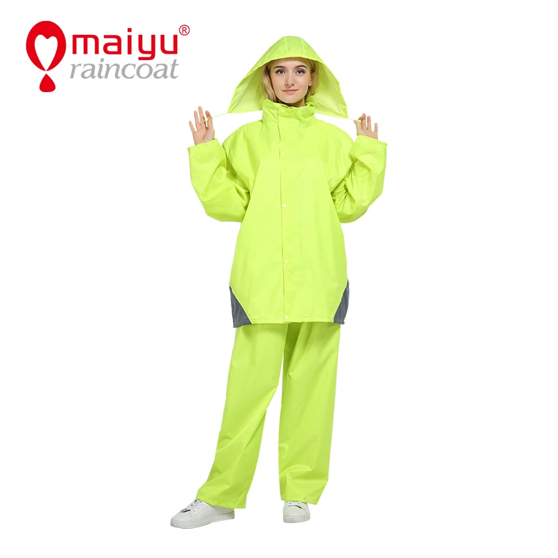 
Maiyu hot selling high quality Raincoat for bike riding 