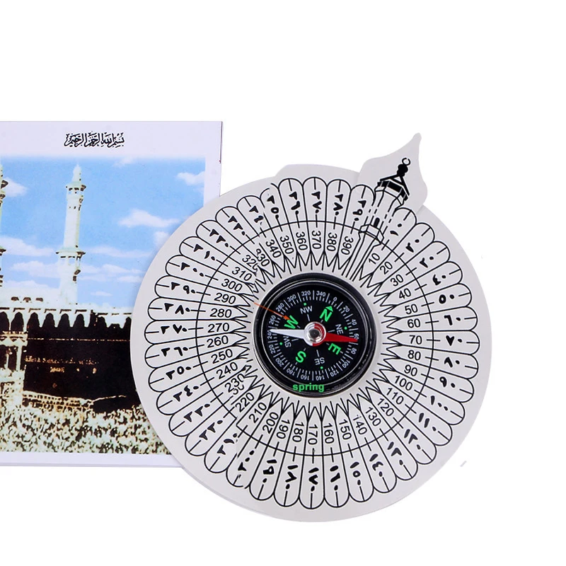 Дешевый мусульманский компас указатель направления мусульманский компас Qibla руководство по эксплуатации на арабском языке