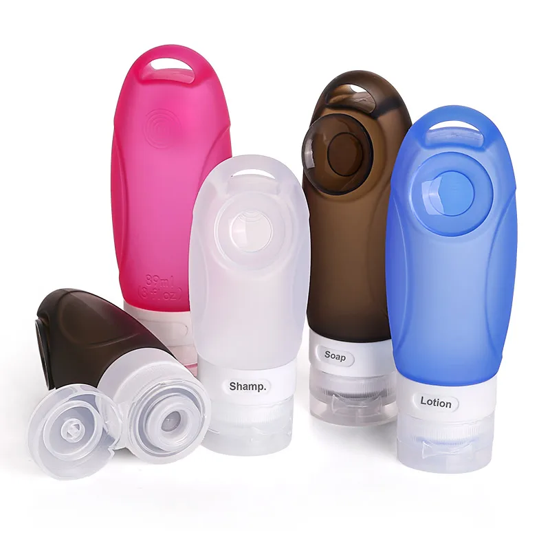 
travel silicone bottle silicone travel bottle set travel shampoo bottle set 